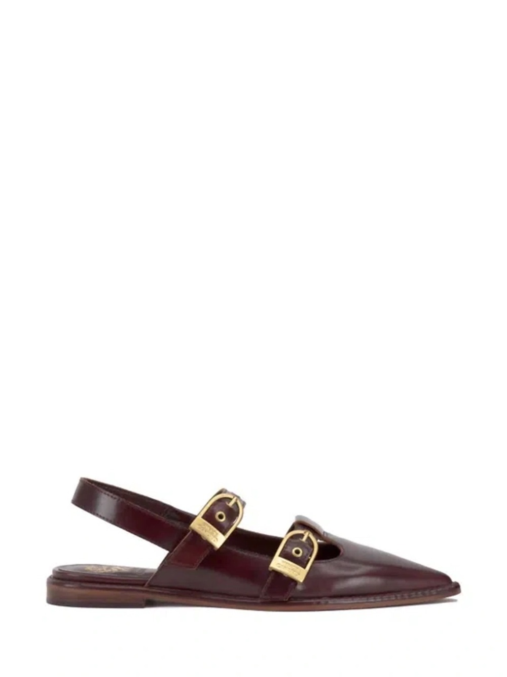NWOT Vince Camuto Faye Double Buckle Flats Size 8